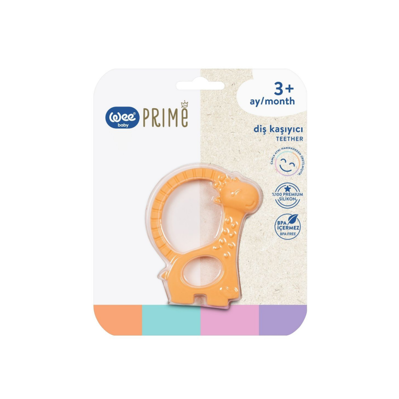 Wee Baby Prime Diş Kaşıyıcı 3+ Ay - Turuncu ( 928 )