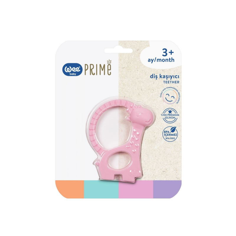 Wee Baby Prime Diş Kaşıyıcı 3+ Ay - Pembe ( 928 )