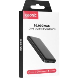 Powerbank Asonic As-P10 10000 Mah. Siyah