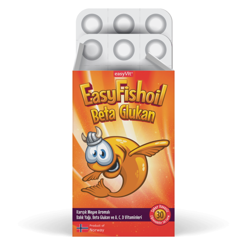 EasyVit EasyFishOil Beta Glukan 30 Tablet