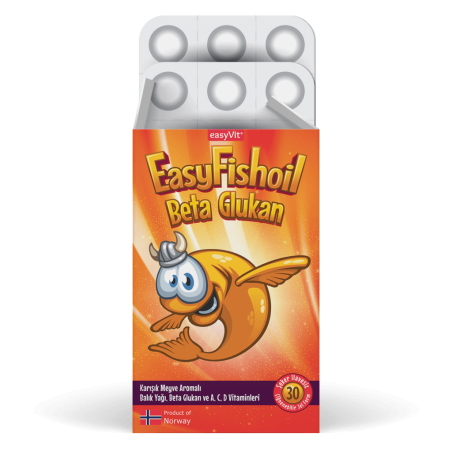 EasyVit EasyFishOil Beta Glukan 30 Tablet