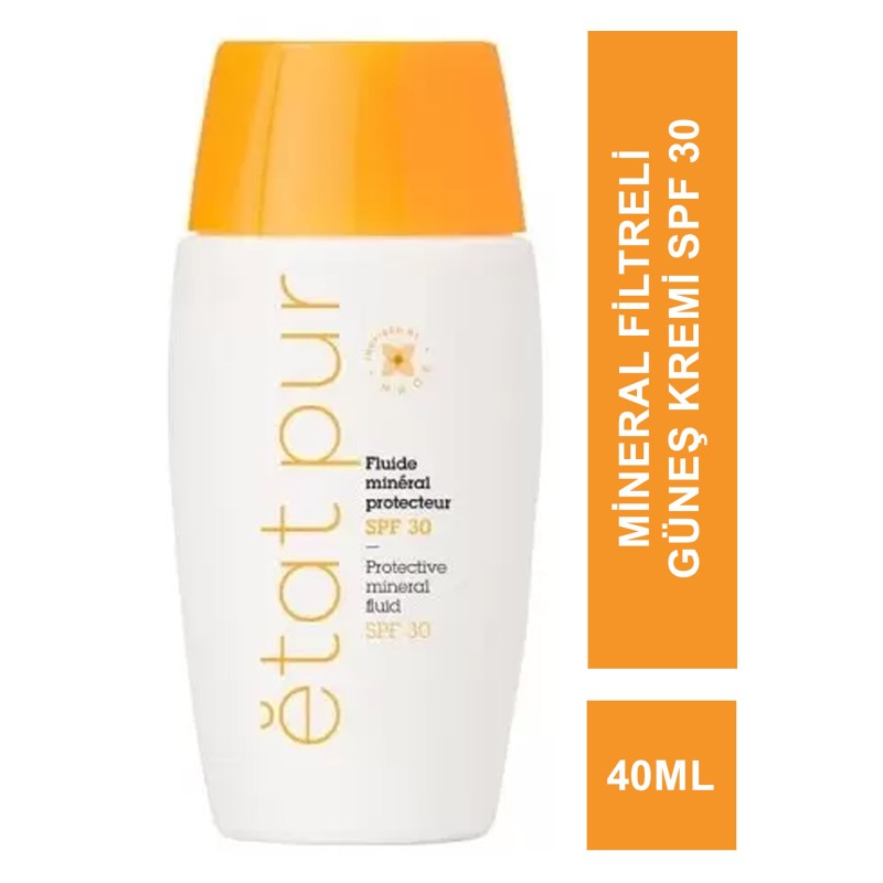 Etat Pur Protective Mineral Fluid Spf30 - Mineral Filtreli Güneş Kremi - 40ml