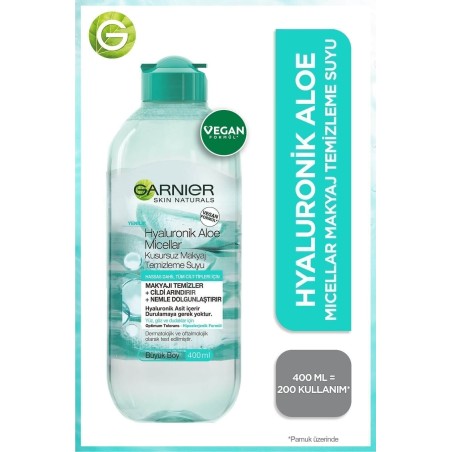 Garnier Hyaluronik Aloe Miceller Makyaj Temizleme Suyu 400 ml