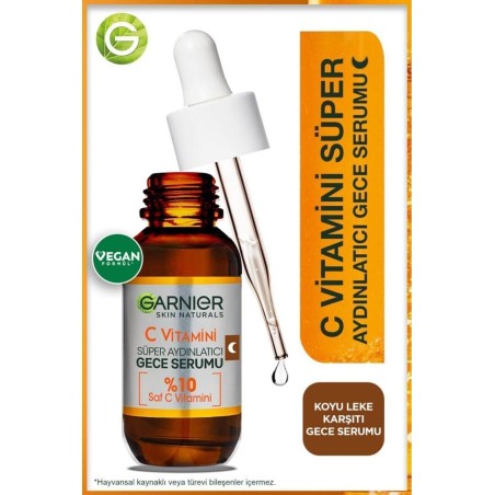 Garnier C Vitamini Süper Aydınlatıcı Gece Serumu 30 ml