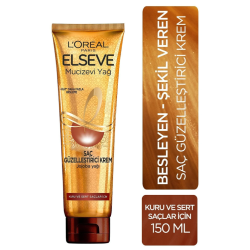 Loreal Paris Elseve Mucizevi Yağ Saç Güzelleştirici Krem 150 ml - Kuru ve Sert Saçlar