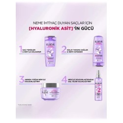 Loreal Paris Elseve Hydra - Hyaluronic - Nemi Hapseden Saç Bakım Kremi 390 ml