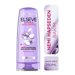 Loreal Paris Elseve Hydra ( Hyaluronic ) Nemi Hapseden Saç Bakım Kremi 390 ml