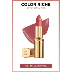 Loreal Paris Color Riche Saten Bitişli Ruj 110 Made in Paris