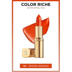 Loreal Paris Color Riche Saten Bitişli Ruj 163 Orange Magique