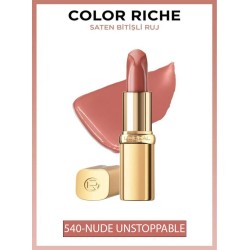 Loreal Paris Color Riche Saten Bitişli Ruj - 540 Nude Unstoppable