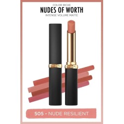 Loreal Paris Color Riche Intense Volume Matte Ruj - 505 Nude Resilient