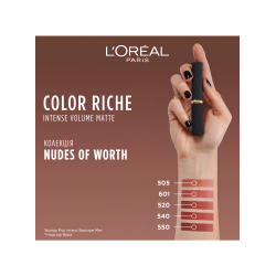 Loreal Paris Color Riche Intense Volume Matte Ruj - 520 Nude Defiant