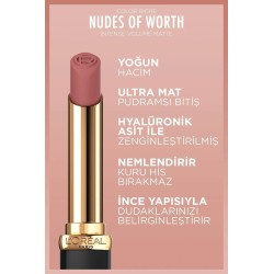 Loreal Paris Color Riche Intense Volume Matte Ruj - 520 Nude Defiant