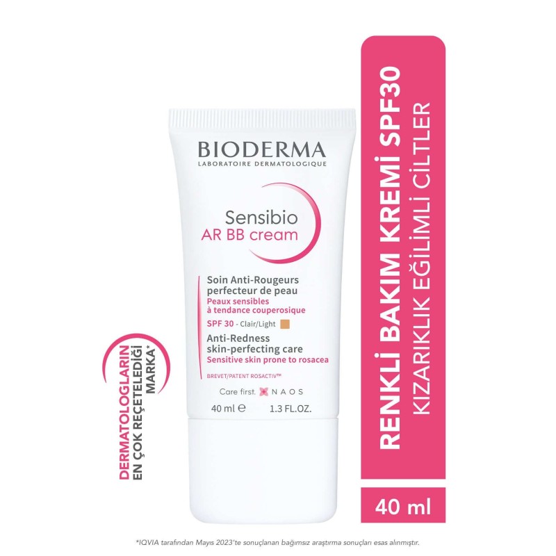 Bioderma Sensibio AR BB Creme Spf30 40 ml Bioderma Sensibio AR BB Creme Spf30 40 ml