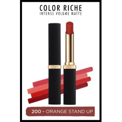 Loreal Paris Color Riche Intense Volume Matte Ruj - 200 Orange Stand Up