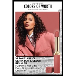 Loreal Paris Color Riche Intense Volume Matte Ruj - 600 Nude Audacious