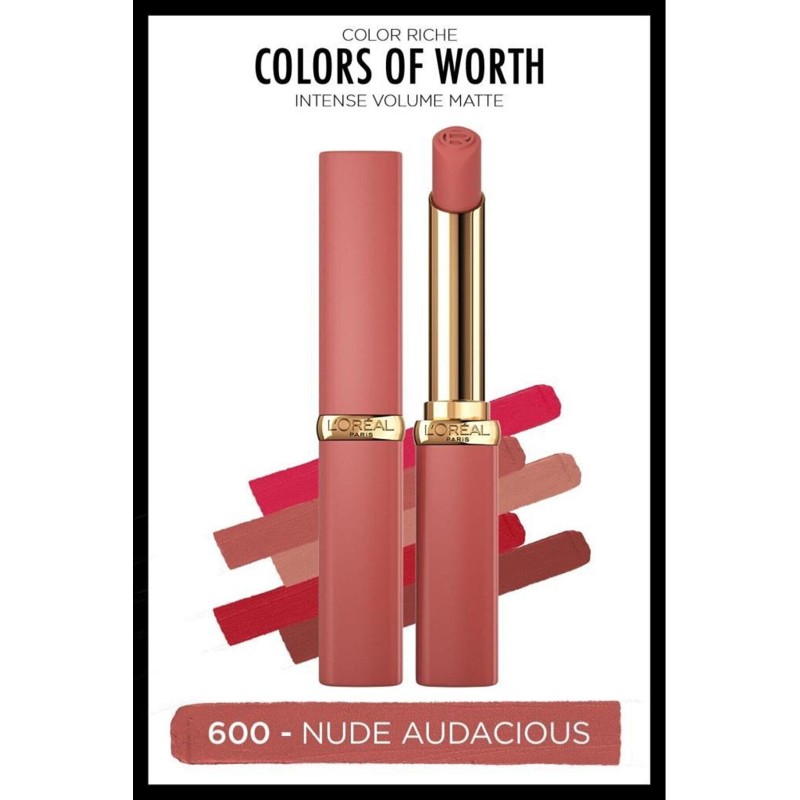 Loreal Paris Color Riche Intense Volume Matte Ruj - 600 Nude Audacious