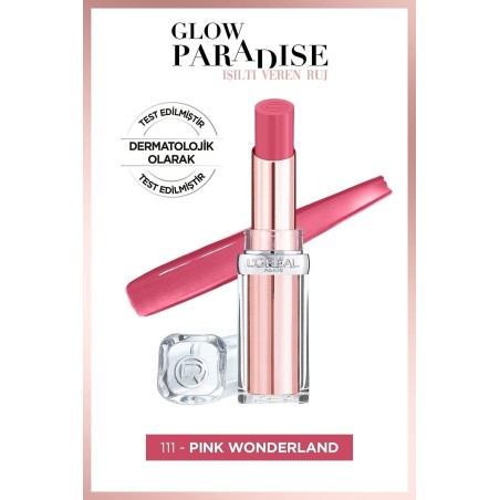 Loreal Paris Glow Paradise Balm-in-Lipstick - Işıltı Veren Ruj 111 Pink Wonderland