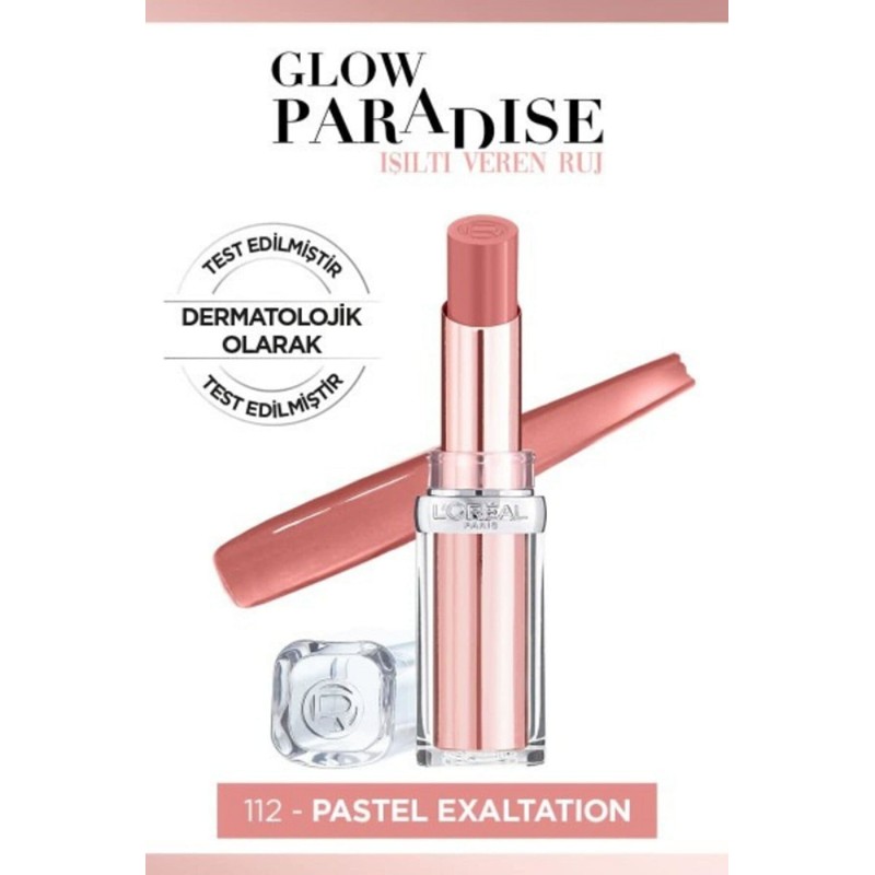 Loreal Paris Glow Paradise Balm-in-Lipstick - Işıltı Veren Ruj 112 Pastel Exaltation
