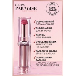 Loreal Paris Glow Paradise Balm-in-Lipstick - Işıltı Veren Ruj 191 Nude Heaven