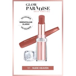 Loreal Paris Glow Paradise Balm-in-Lipstick - Işıltı Veren Ruj 191 Nude Heaven