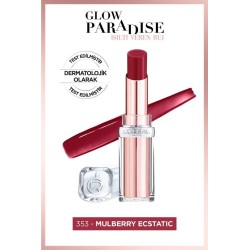 Loreal Paris Glow Paradise Balm-in-Lipstick - Işıltı Veren Ruj 353 Mulberry Ecstatic