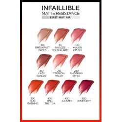 Loreal Paris Infaillible Matte Resistance Likit Mat Ruj - 105 Breakfast In Bed