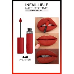 Loreal Paris Infaillible Matte Resistance Likit Mat Ruj - 430 A-Lister