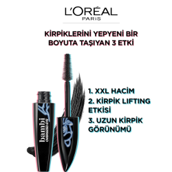 Loreal Paris Bambi Oversized Eye Maskara - Siyah 8.9ml