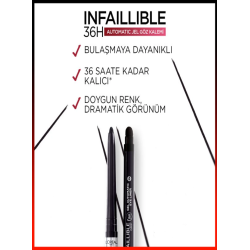 Loreal Paris Infaillible Automatic Jel Göz Kalemi - Yoğun Siyah
