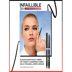 Loreal Paris Infaillible Automatic Jel Göz Kalemi - Yoğun Siyah