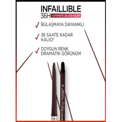 Loreal Paris Infaillible Automatic Jel Göz Kalemi - Kahverengi