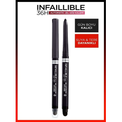 Loreal Paris Infaillible Automatic Jel Göz Kalemi - Mat Siyah