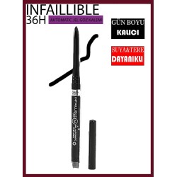 Loreal Paris Infaillible Automatic Jel Göz Kalemi - Mat Siyah