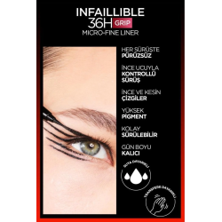 Loreal Paris Infaillible 36H Grip Micro Fine Eyeliner 04 DEW BERRY -Mor-