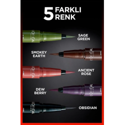 Loreal Paris Infaillible 36H Grip Micro Fine Eyeliner 04 DEW BERRY -Mor-