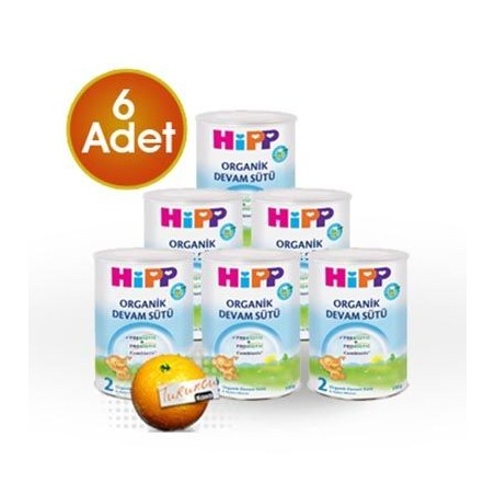 HiPP 2 Organik Combiotik Devam Sütü 350 gr 6 Adet