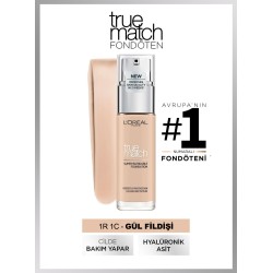 Loreal Paris True Match Bakım Yapan Fondöten - 1R1C Rose Ivoire 30ml