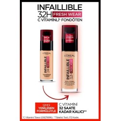 Loreal Paris Infaillible 32H Fresh Wear C Vitaminli Fondöten - 145 BeigeRose 30ml