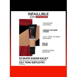 Loreal Paris Infaillible 32H Matte Cover Yüksek Kapatıcı Fondöten -  25