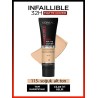 Loreal Paris Infaillible 32H Matte Cover Yüksek Kapatıcı Fondöten -  115 BEIGE