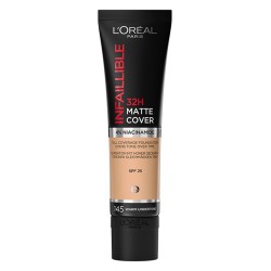 Loreal Paris Infaillible 32H Matte Cover Yüksek Kapatıcı Fondöten -  145 BEIGE