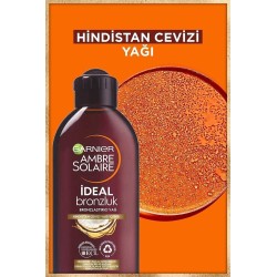 Garnier Ambre Solaire İdeal Bronzluk Bronzlaştırıcı Yağ 200 ml