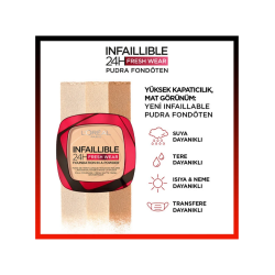 Loreal Paris Infaillible 24H Fresh Wear Pudra Fondöten 120 Vanilla 9gr
