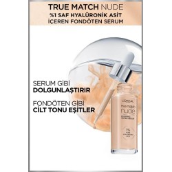 Loreal Paris True Match Nude Fondöten Serum 0.5-2 Very Light 30ml