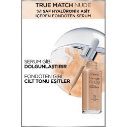 Loreal Paris True Match Nude Fondöten Serum 3-4 Light Medium 30ml
