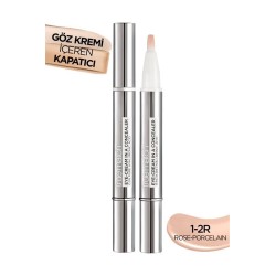 Loreal Paris True Match Göz Kremi İçeren Kapatıcı [ 2'si 1 Arada ] 1-2R