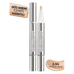L'Oreal Paris True Match Göz Kremi İçeren Kapatıcı [ 2'si 1 Arada ] 3-5N