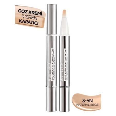 L'Oreal Paris True Match Göz Kremi İçeren Kapatıcı [ 2'si 1 Arada ] 3-5N