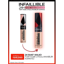 Loreal Paris Infaillible 24H Tüm Yüze Uygulanabilir Kapatıcı -  327 Cashmere 11ml